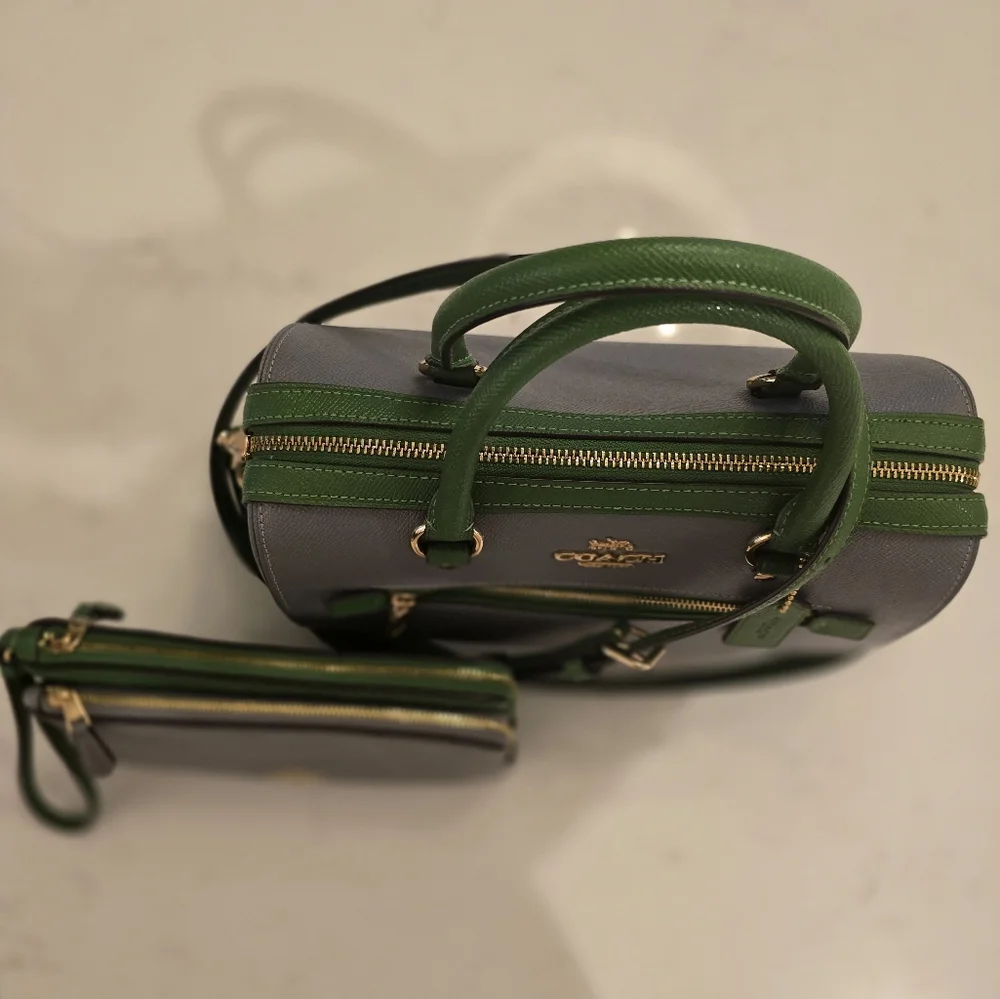 Coach Rowan Satchel & Double Zip Wallet - Picture 3 of 13